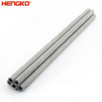 Tube de refoulement en métal poreux fritté HENGKO pour équipement de distribution de liquides de précision