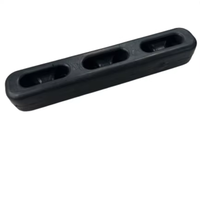 YUMETAL Embouts de chavette en caoutchouc naturel - Noir, taille et logo personnalisés pour lignes d'amarrage de bateaux et accessoires marins