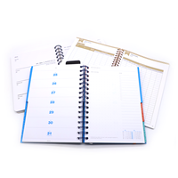 Maßgefertigter A5 Spiralgebundener Planer Notizbuch-Druckservice