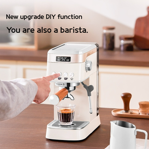 Portable Household Stainless Steel <b>Coffee</b> <b>Machine</b> <b>Small</b> Fully Semi-Automatic Italian Style Concentrated Extraction Milk Frothing - Product Image 5