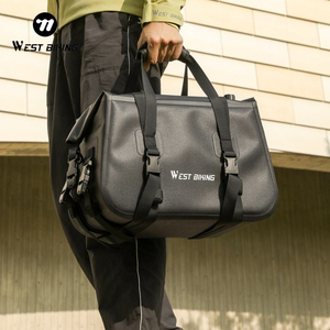 Sacoche de porte-bagages arrière étanche WEST BIKING 30 pour vélos de montagne et de route, sac de rangement pour casque de cyclisme, sac portable - Product Image 6