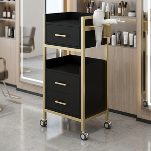 Hair Salon Beauty Salon <b>Trolley</b> with Drawers Salon Storage Cabinet with Drawers Beauty Salon Storage Cabinet - Product Image 1