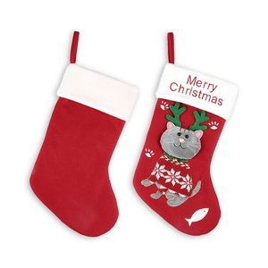 Santa Claus Snowman Merry Stockings Kids Gifts <b>Socks</b> Xmas Christmas Decorations Supplies Ornaments - Product Image 6