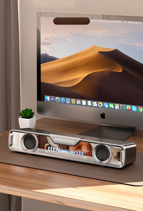 Fábrica personalizada Heavy Bass Wireless RGB BT Slim Table Laptop Soundbar Gaming Pc Altavoces Soundbar <span class=keywords><strong>para</strong></span> Pc Laptops - Product Image 2