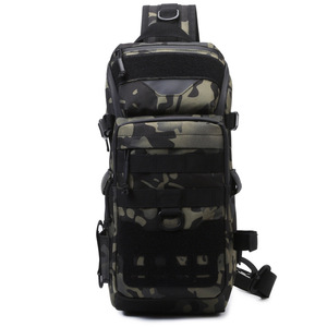 Masawei Camouflage Fishing <b>Backpack</b> Tactical Shoulder Bag With Rod Holder Outdoor Hiking Men's Multifunctional <b>Backpack</b> - Product Image 5