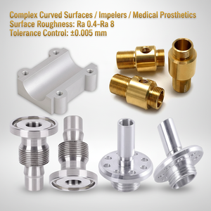 Servicio de Mecanizado CNC, Piezas de Precisión en Acero Inoxidable A2-70 A4-80 SUS304 SUS316, Aluminio, Cobre y Titanio, Torneado y Fresado Personalizados - Product Image 1