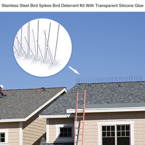 Sản Phẩm Đuổi Chim Sản Phẩm Thép Không Gỉ Chống Lại Công Cụ Ngăn Chặn Chim Sinh Thái Thân Thiện Hàng Rào Nhỏ Chống Chim Bồ Câu Gai Bẫy - Product Image 3
