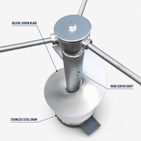 Mélangeur à Vis Conique Vertical pour Aliments du Bétail en Acier Inoxydable, Machine à Mélanger les Poudres 150kg