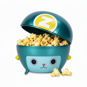 Usine OEM, conteneur à popcorn en plastique personnalisé en PP, design de voiture 3D, 64OZ, jouet de voiture de dessin animé, seau à popcorn pour enfants - Product Image 4