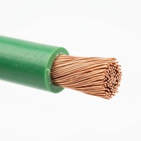 Câble électrique monobrin souple en cuivre isolé PVC BVR 450/750V IEC 1 AWG pour bâtiment