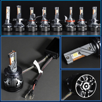 FSYLX K8C Bombillas LED para Faros de Coche 150W 20000LM 6000K Canbus Foco LED para Coche H11 H4 H7 9005 9006 Focos LED para Auto H4
