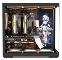 Gamer PC Case ATX CPU Table Glass PC Gaming Computer Cabinet Full Towers Desktop Cover Case