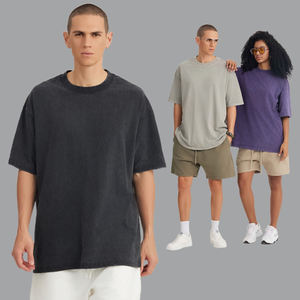 Camiseta personalizada para hombre con lavado ácido, 100% de algodón, de talla grande, camisetas gráficas para hombre, camiseta Vintage con logotipo estampado para hombre - Product Image 1