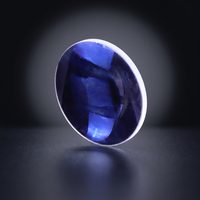 Lentille biconvexe en verre optique BK7, quartz, saphir, ZnSe, CaF2, diamètre personnalisé, polissage de précision, revêtement AR multispectral