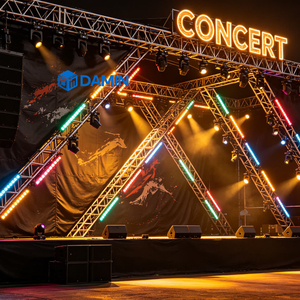 Soporte de Iluminación de Aluminio 6061-T6 para <span class=keywords><strong>DJ</strong></span> <span class=keywords><strong>Móvil</strong></span> y Conciertos de Bandas - Product Image 3