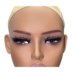 Realistischer und hochwertiger weiblicher Schaufenster puppen kopf mit Schultern und Make-up für die Perücken anzeige - Product Image 5