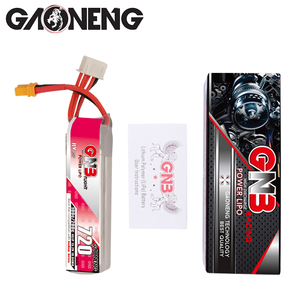 แบตเตอรี่ GAONENG GNB 4S 15.2V HV 720MAH 100C LiPo พร้อมหัวต่อ XT30 สำหรับโดรน FPV LiHV แรงดันสูง แบบยาว - Product Image 6
