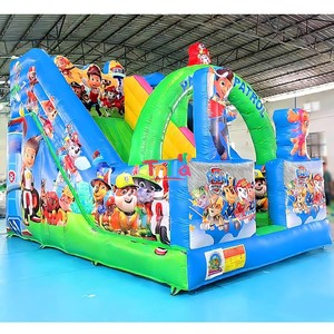 Château <span class=keywords><strong>gonflable</strong></span> Paw Patrol avec toboggan sec, trampoline <span class=keywords><strong>gonflable</strong></span>, aire de jeux pour enfants, trampoline pour <span class=keywords><strong>location</strong></span> - Product Image 1