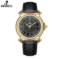515 Mouvement Haute Qualité En Acier Inoxydable Robe Personnalisé Haute Classe Bleu Main Montres pour Hommes