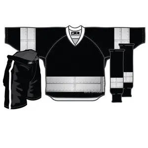 Camiseta personalizada de equipo de Hockey, Jersey de diseño de alta calidad, sublimada, barata, venta al por mayor