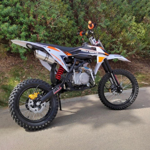 Nouvelle conception de moto cross à essence à <span class=keywords><strong>grande</strong></span> <span class=keywords><strong>roue</strong></span>, moteur 125cc, motos tout-terrain à essence pour enfants - Product Image 2