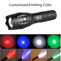 Haute puissance lumen 2000 résistant à l'eau Zoom torche 10W Led XML T6 puissante lampe de poche Led tactique pour hôtel/maison/voyage