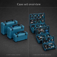 Kit d'outils sans fil complet avec perceuse, scie et batteries pour les travaux de réparation, d'entretien et de fixation à domicile
