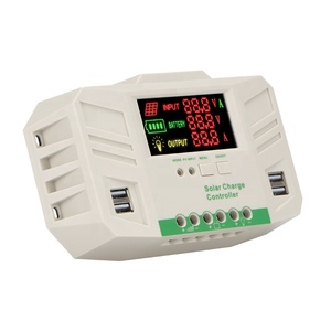 El mejor panel <span class=keywords><strong>solar</strong></span> de 100 vatios con controlador de carga PWM 12V; Controlador de pantalla LCD para Sistema <span class=keywords><strong>Solar</strong></span> 10A 20A 30A - Product Image 1