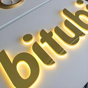 Tùy chỉnh nhiều lớp Infinity gương từ acrylic Sign <span class=keywords><strong>Mini</strong></span> Infinite LED Letter đối với Home & Mall trang trí - Product Image 6