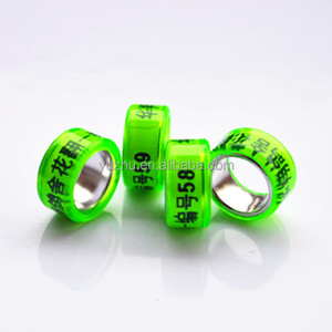 Produciamo bande per gambe verdi da corsa/homing piccione con nome personalizzato numero di serie del telefono alto 5mm - Product Image 4