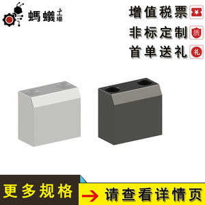 บล็อกนำทางแบบเส้นตรง MISUMI รุ่น WGGBS สแตนเลสเคลือบนิกเกิลสีดำ DLT 284-2012 แบบมาตรฐาน - Product Image 3