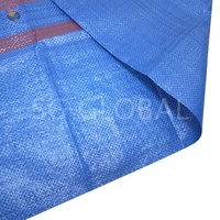 أكياس منسوجة من البولي بروبيلين سعة 50 كجم مقاومة للرطوبة باللون الأزرق للأسمدة والأعلاف، إنتاج مصنع صيني رائج