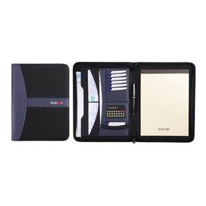 Bìa Đựng Hồ Sơ Văn Phòng Phẩm Bằng Da PU Có Khóa Kéo Thủ Công Cỡ A4 - Product Image 2