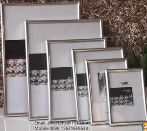 Wall Mounted Pvc Plastic Photo Frames Wholesale Made In China、すべてサイズシルバーメッキPhoto Frames幹部写真