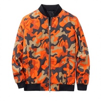 Vestes d'extérieur décontractées noires personnalisées pour l'automne et l'hiver, taille plus, veste bomber pour hommes