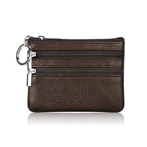 Porte-<span class=keywords><strong>monnaie</strong></span> en cuir pour femmes et hommes, mini portefeuille, pochette à fermeture éclair, petit sac souple, mini sac, porte-<span class=keywords><strong>monnaie</strong></span> mignon pour cadeau <span class=keywords><strong>de</strong></span> Noël - Product Image 3