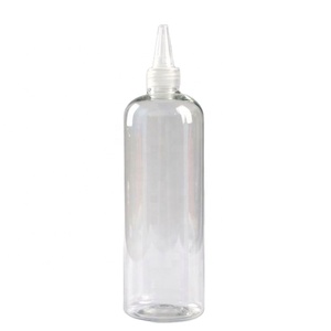 Screw Twist Transparent Top Pointed Mouth Cap <b>Bottle</b> Pointed Mouth Plastic Squeeze <b>Bottle</b> - Product Image 1