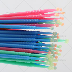 Aplicador de gemas de cera desechable de etiqueta privada, punta de cera de Gema <span class=keywords><strong>dental</strong></span>, microcepillo, recogedor de diamantes de imitación azul y rosa para gemas dentales - Product Image 3