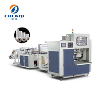 Nouvelle machine de découpe et de scellage de sacs en plastique Chenqi CORE-500 à double moteur servo automatique, avec cœur PLC, certifiée CE ISO