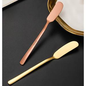 Cuchillos para Mantequilla de Acero Inoxidable <span class=keywords><strong>con</strong></span> Acabado Espejo, Coloridos y Elegantes, para Utensilios de Cocina Profesionales y Espátulas para Pizza - Product Image 1