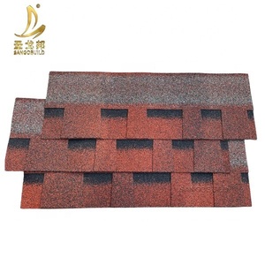 Tuiles de toiture en asphalte coloré ignifuge à double couche, <span class=keywords><strong>prix</strong></span> fabricant chinois, couleur indémodable - Product Image 1