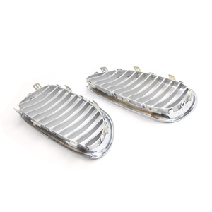 Rejilla delantera para parachoques BMW E60, cromada, de plástico ABS, para la serie 5 de 2003 a 2009, pieza de actualización, número de pieza 51712155446 - Product Image 2