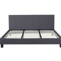 Neues Design American Modern Wooden Double Queen King Size Bett rahmen Basis