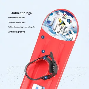 Équipement de ski et de snowboard pour enfants et adultes débutants, snowboard pour les âges de 6 à 12 ans, fixations de traîneau épaissies, résistantes à l'usure - Product Image 4