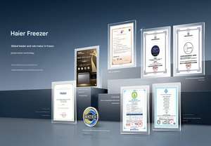 Congélateur commercial et domestique <span class=keywords><strong>Haier</strong></span> à très basse température -70 degrés, électrique, capacité de 1028 L, double porte, contrôlé par application - Product Image 6