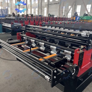 Curved Shape Water Wave Color Steel Roof <b>Tile</b> Manufacturing Machinery Full-automatic Water Wave Roll Forming Machine - Product Image 4