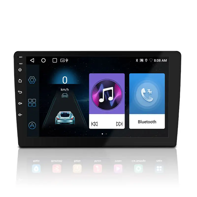 Approvisionnement d'usine 7 "9" pouces système audio de voiture universel écran tactile stéréo voiture vidéo FM GPS 2 din android autoradio