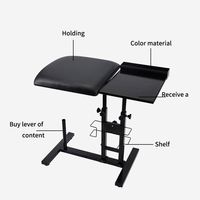 Accessoires de tatouage pliables professionnels de haute qualité en acier inoxydable avec repose-bras pour les salons de tatouage