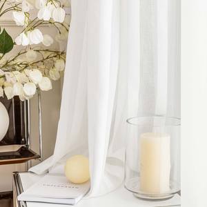 Tenda Trasparente Tinta Unita Personalizzabile, Antibatterica e per la Privacy, con Design <span class=keywords><strong>a</strong></span> <span class=keywords><strong>Righe</strong></span>, per Soggiorno o Hotel, Realizzata in Poliestere - Product Image 4