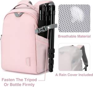 Mochila para cámara de muestra gratis, mochila profesional para cámara DSLR SLR sin Espejo, mochila impermeable para ordenador portátil de 14 pulgadas - Product Image 3